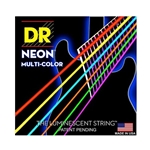 DR Strings NMCE-9 Neon Hi-Def Multi-Color Nickel-Plated Hexagonal-Core Light Electric Guitar Strings .009 | .042