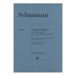 Song Cycle Op. 39, on Poems by Eichendorff Versions 1842 and 1850 - Medium Voice and Piano