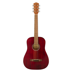 Fender®  FA-15 3/4 Scale Steel String Acoustic w/ Gig Bag - Red 097-1170-170