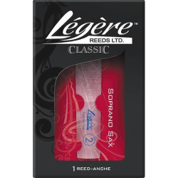 Legere Reeds SS2.5 Standard Cut Soprano Saxophone Synthetic Reed (SS1.75)