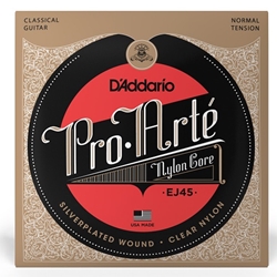D'Addario  Pro-Arte Normal Tension Classical Guitar Strings - Nylon Core .028 - .043 EJ45