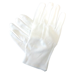 JZ Music  White Marching Band Gloves JZWG