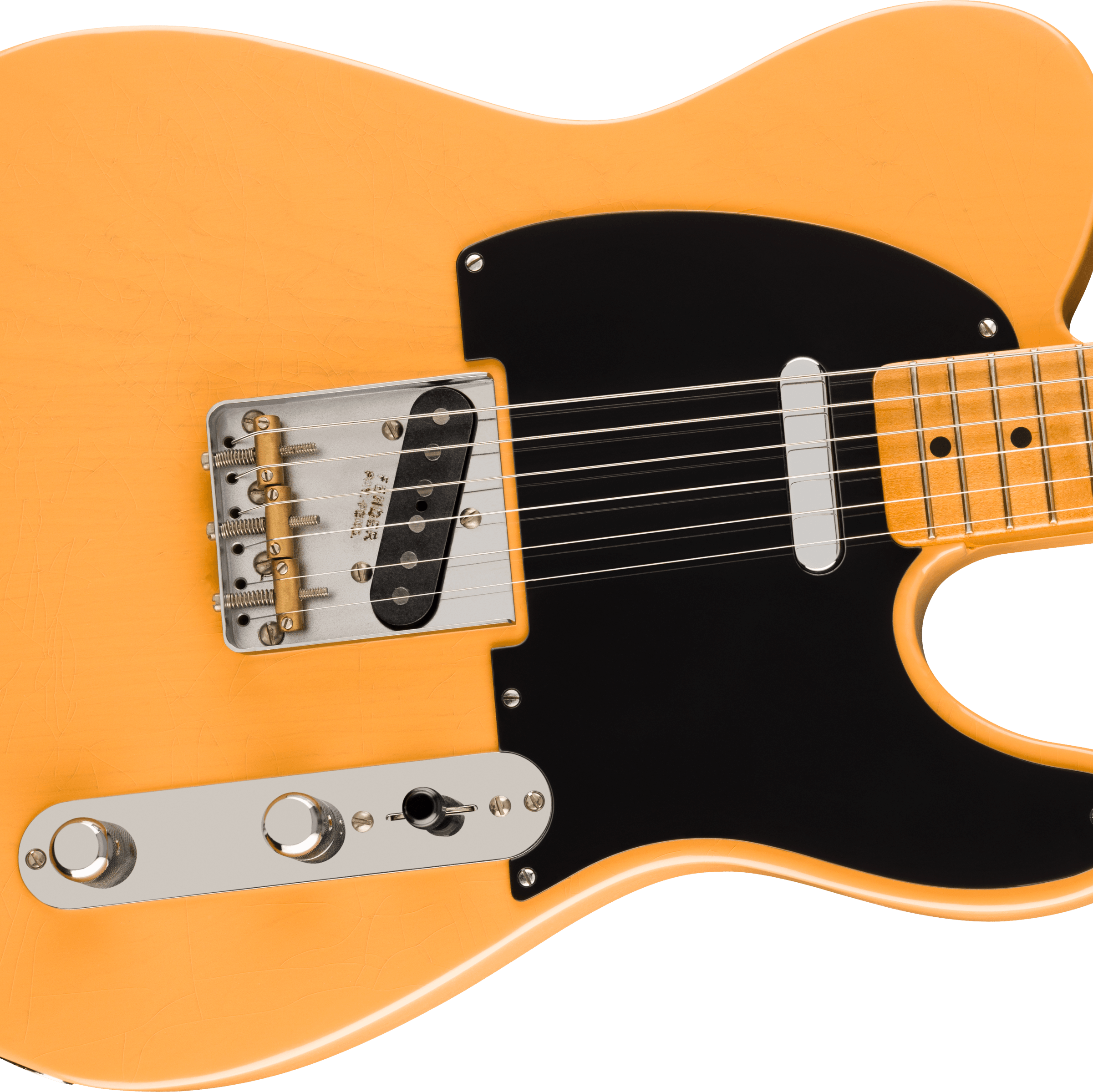 Fender 75th Anniversary Vintera Road Worn 1951 Telecaster w/ Maple Fingerboard - Butterscotch Blonde 014-0122-750