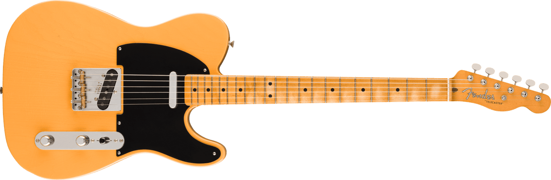 Fender 75th Anniversary Vintera Road Worn 1951 Telecaster w/ Maple Fingerboard - Butterscotch Blonde 014-0122-750