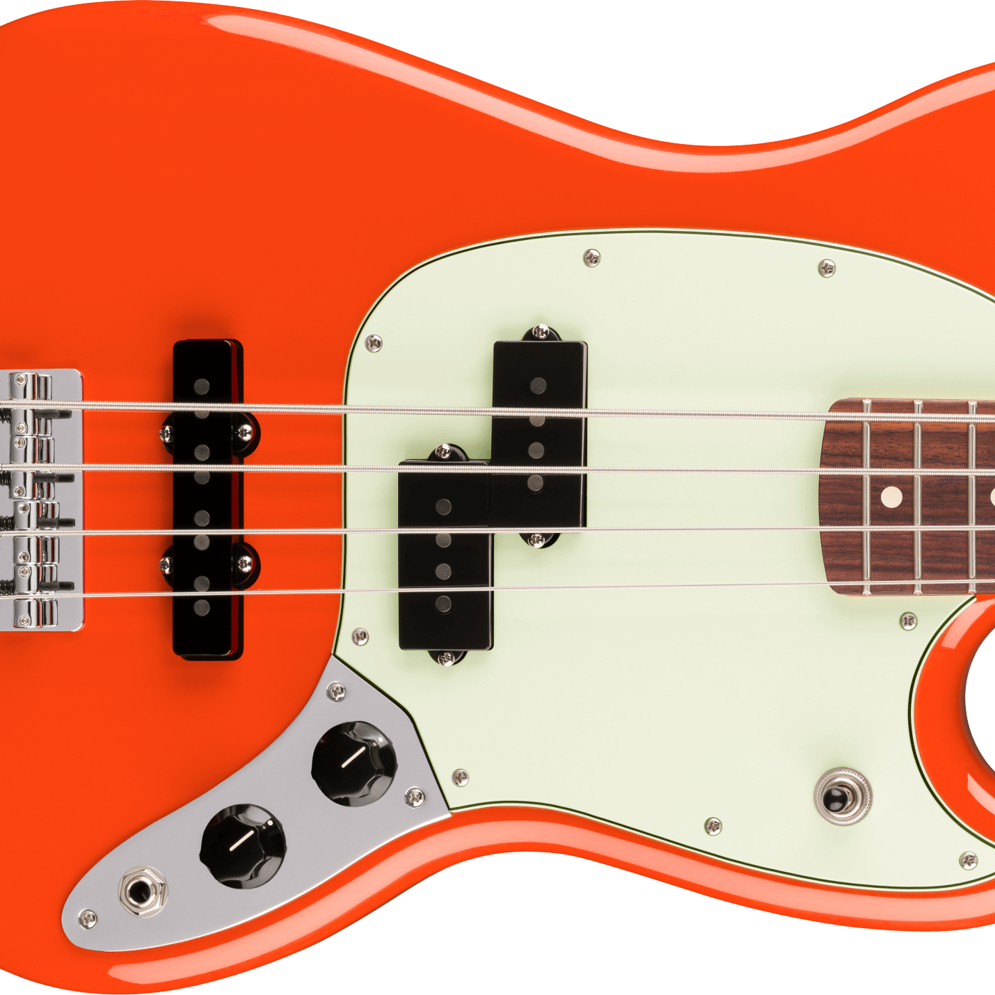 Fender Player II Mustang Bass PJ w/ Rosewood Fingerboard - Rallye Orange 014-0490-530