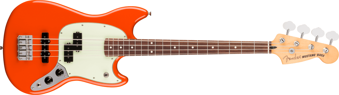 Fender Player II Mustang Bass PJ w/ Rosewood Fingerboard - Rallye Orange 014-0490-530