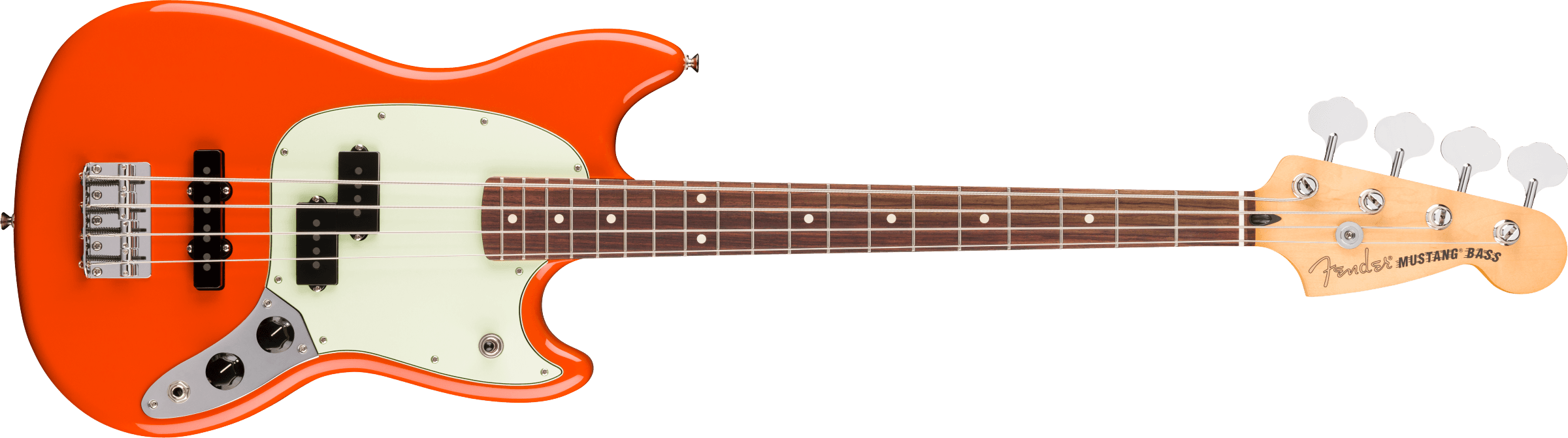 Fender Player II Mustang Bass PJ w/ Rosewood Fingerboard - Rallye Orange 014-0490-530
