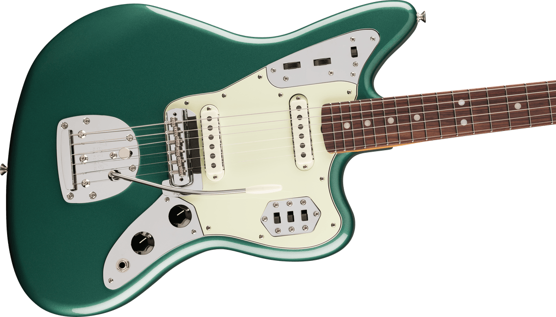 Fender Vintera III Mid '60s Jaguar w/ Rosewood Fingerboard - Sherwood Green Metallic 014-9340-346