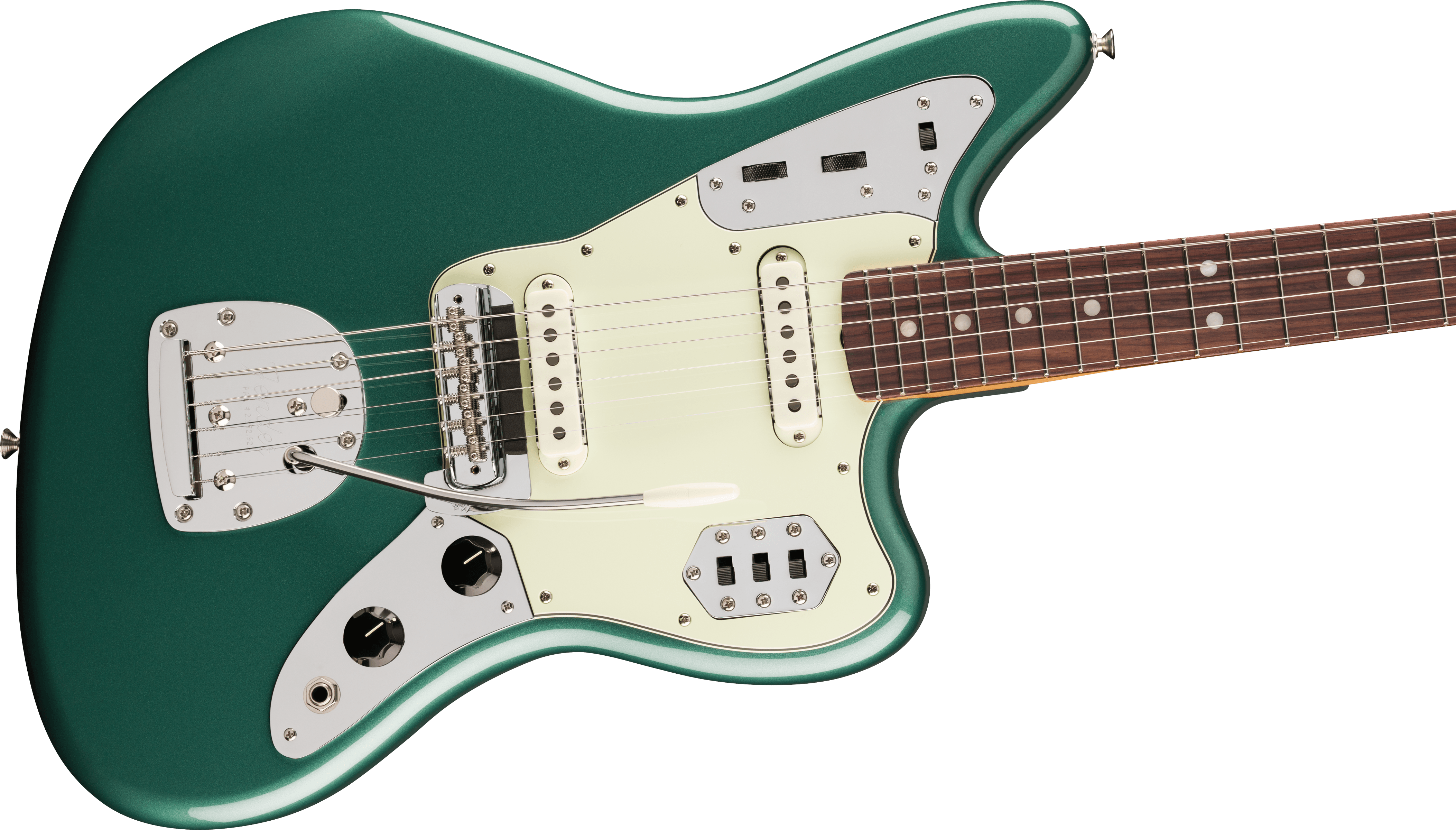 Fender Vintera III Mid '60s Jaguar w/ Rosewood Fingerboard - Sherwood Green Metallic 014-9340-346