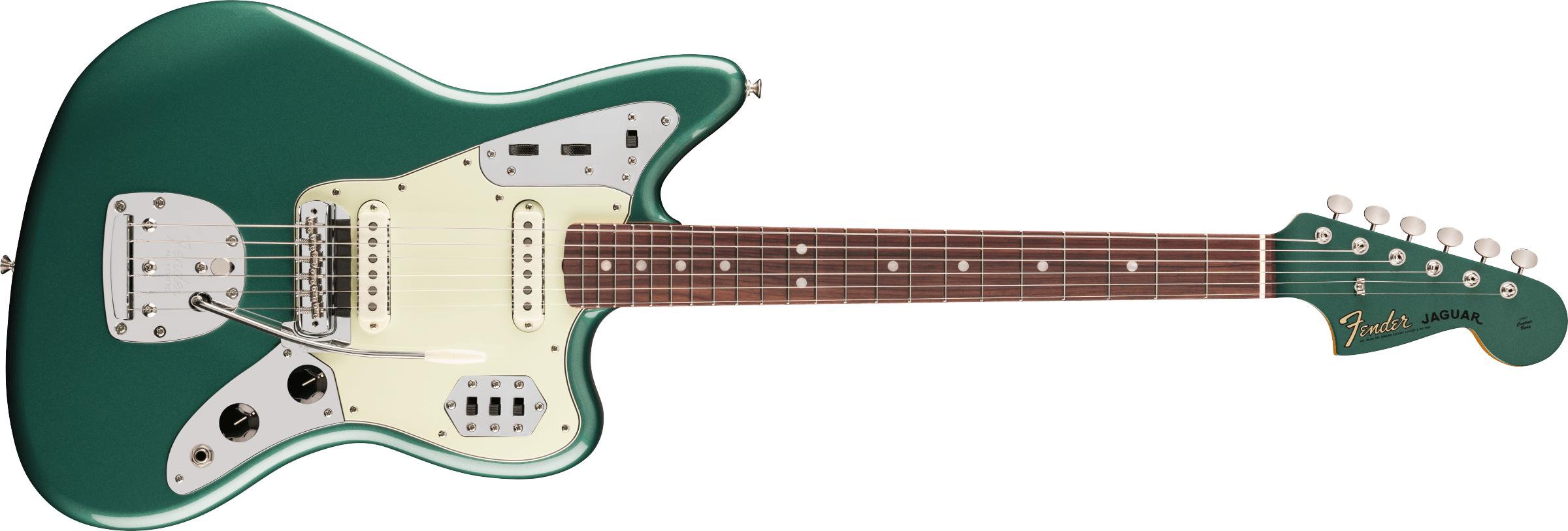 Fender Vintera III Mid '60s Jaguar w/ Rosewood Fingerboard - Sherwood Green Metallic 014-9340-346