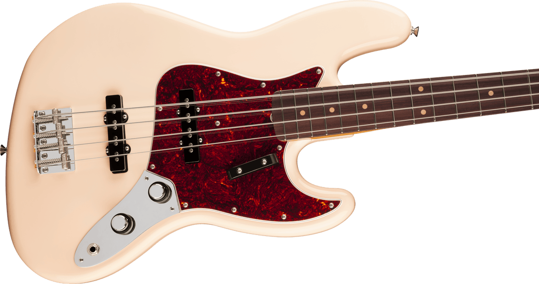 Fender® Vintera III Early '60s Jazz Bass w/ Rosewood Fingerboard - Olympic White