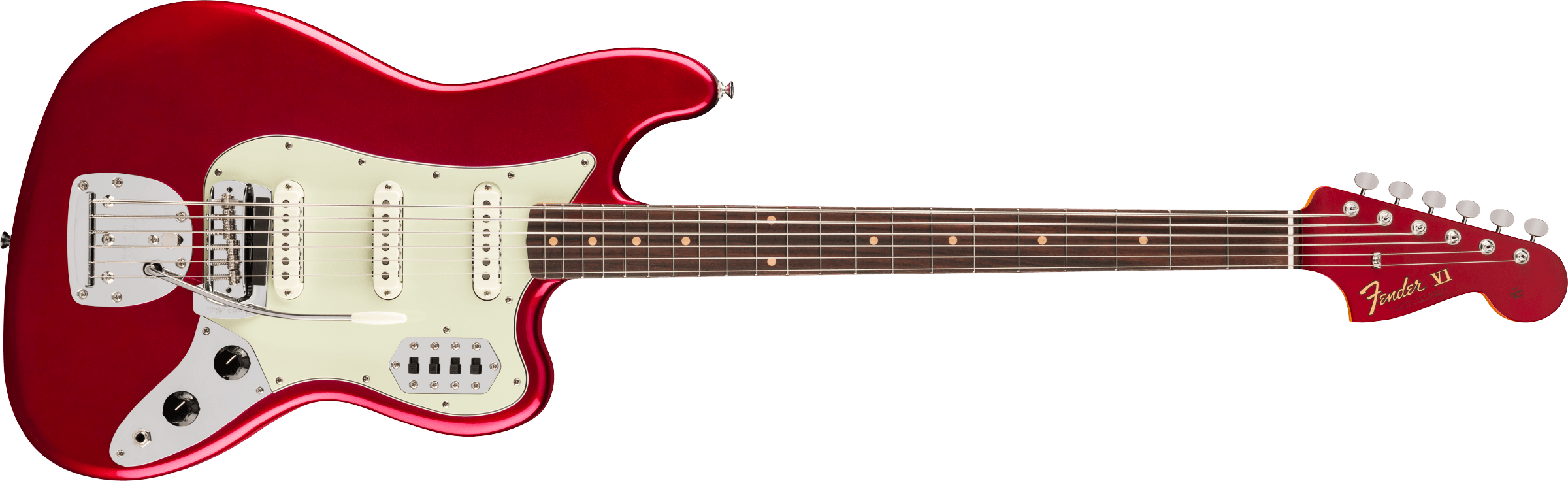 Fender Vintera III Early '60s Bass VI w/ Rosewood Fingerboard - Candy Apple Red