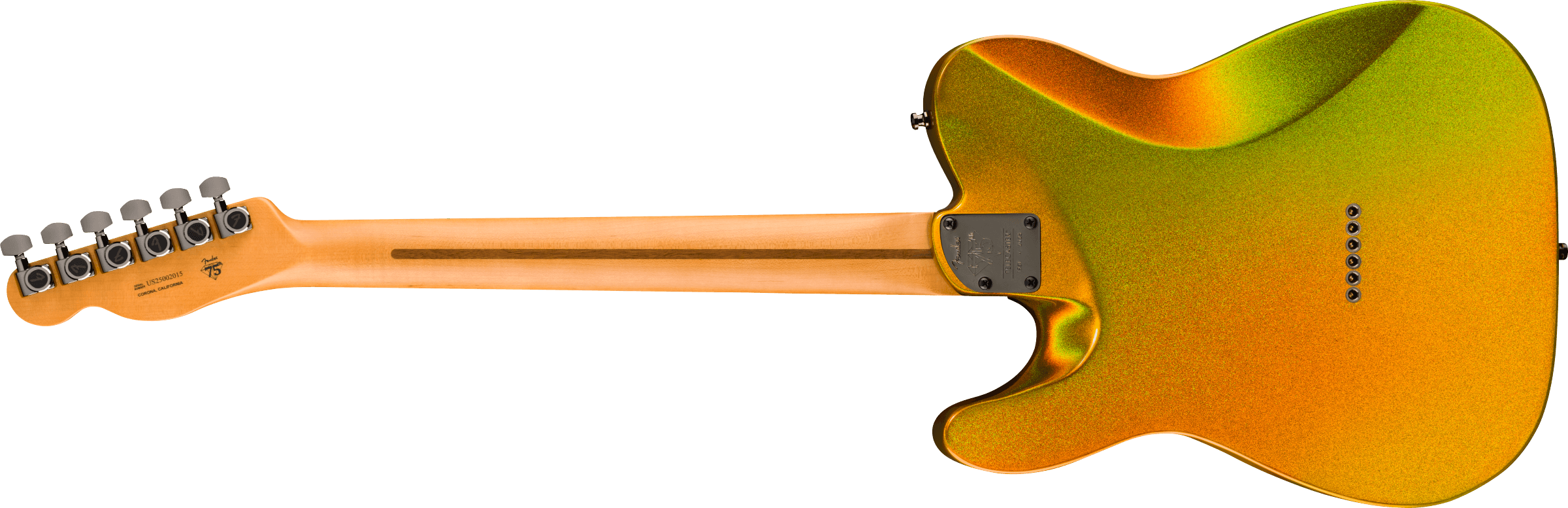 Fender 75th Anniversary American Ultra II Telecaster w/ Ebony Fingerboard - Liquid Gold