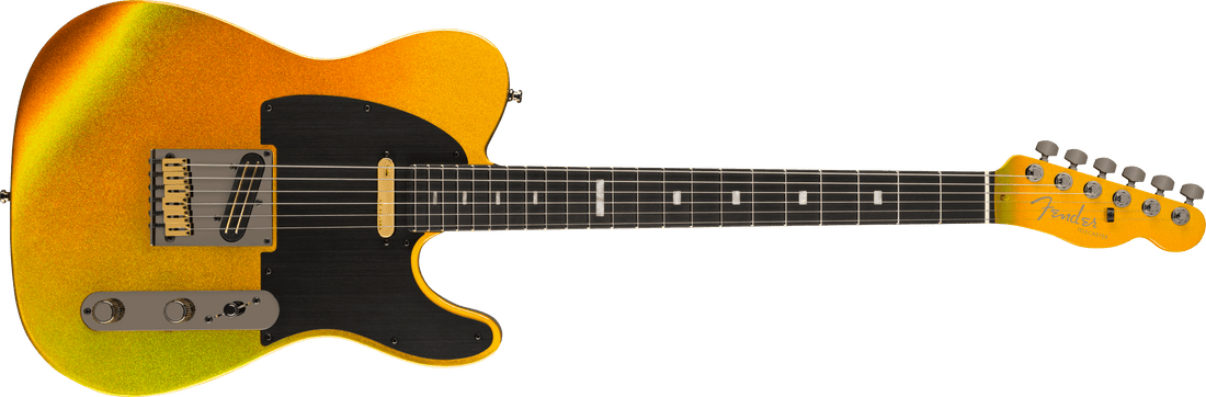 Fender 75th Anniversary American Ultra II Telecaster w/ Ebony Fingerboard - Liquid Gold 017-7011-728