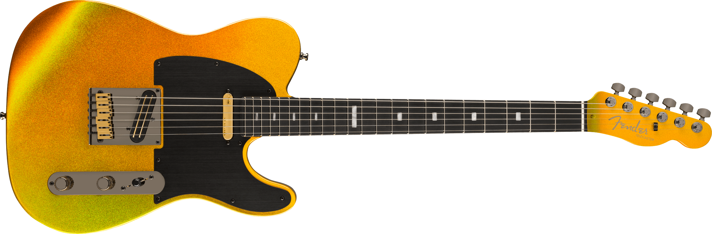Fender 75th Anniversary American Ultra II Telecaster w/ Ebony Fingerboard - Liquid Gold