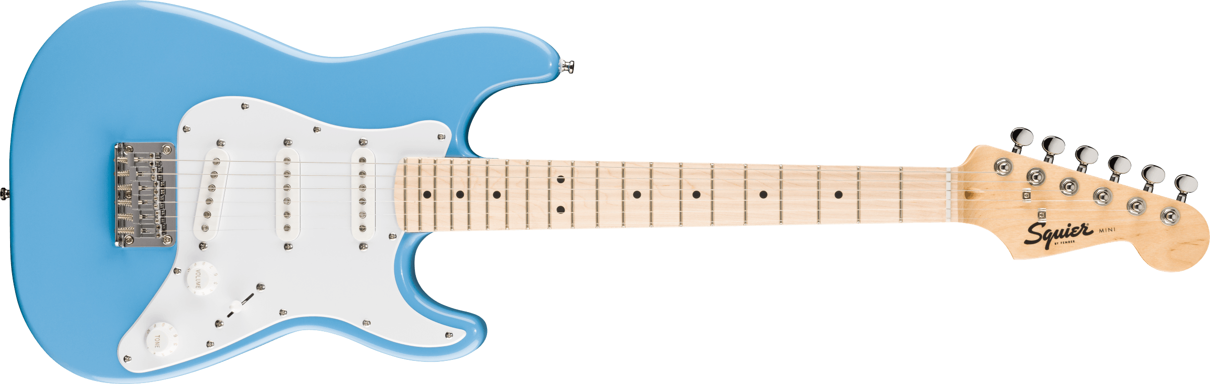 Fender Squier Mini Stratocaster w/ Maple Fingerboard - California Blue 037-0122-526