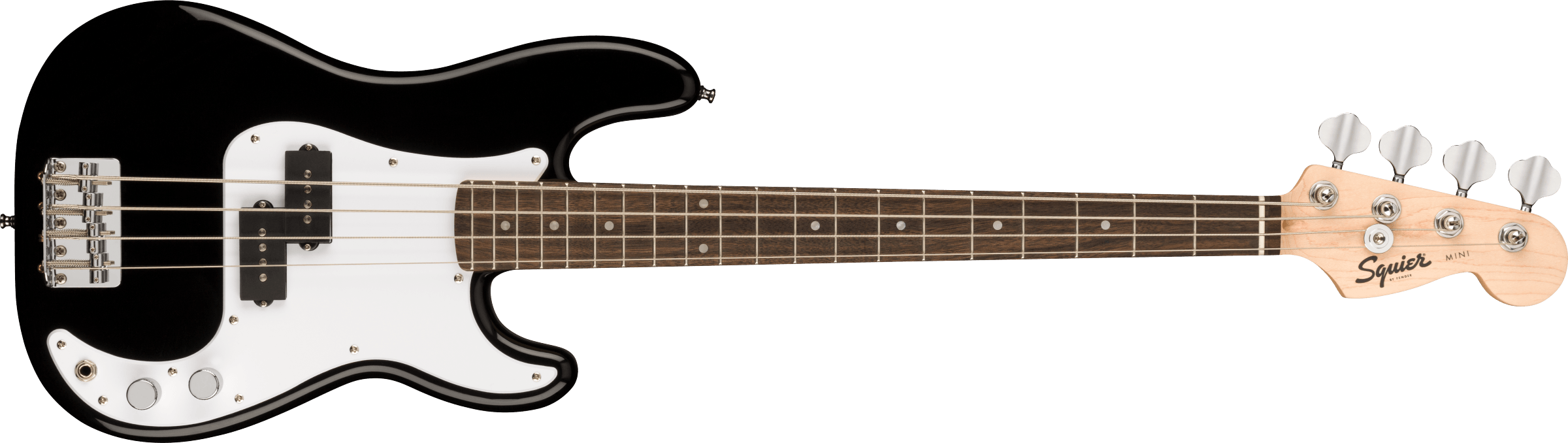 Fender Squier Mini Precision Bass w/ Laurel Fingerboard - Black