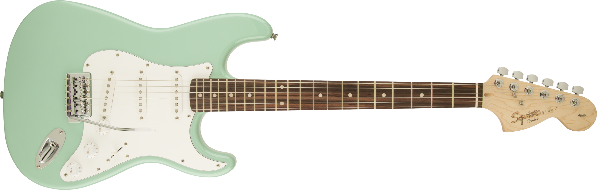Fender Squier Affinity Series Stratocaster w/ Rosewood Fingerboard - Surf Green