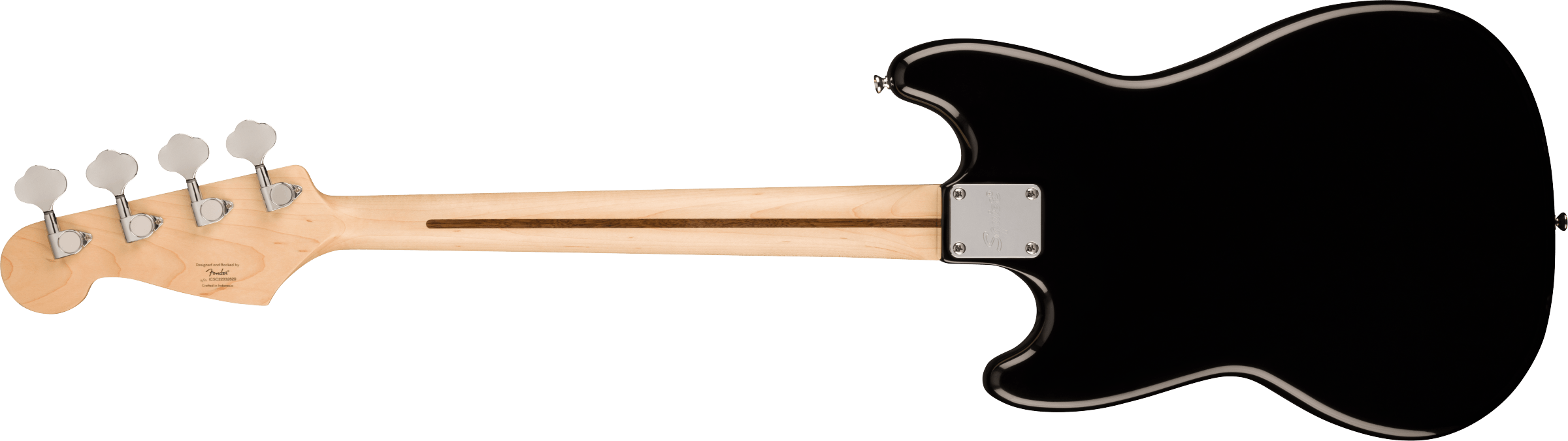 Squier Sonic Bronco Bass w/ Laurel Fingerboard - Black 037-3800-506