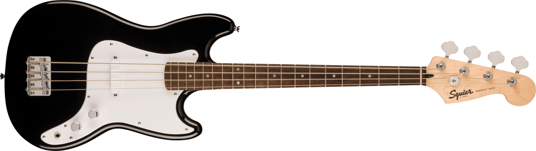 Squier Sonic Bronco Bass w/ Laurel Fingerboard - Black 037-3800-506