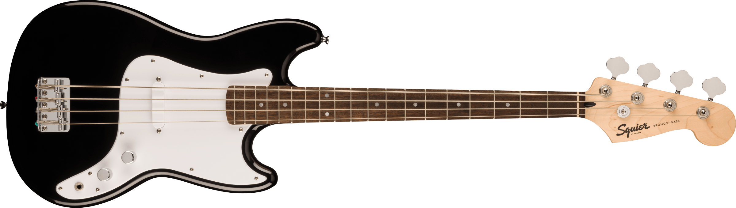Squier Sonic Bronco Bass w/ Laurel Fingerboard - Black 037-3800-506