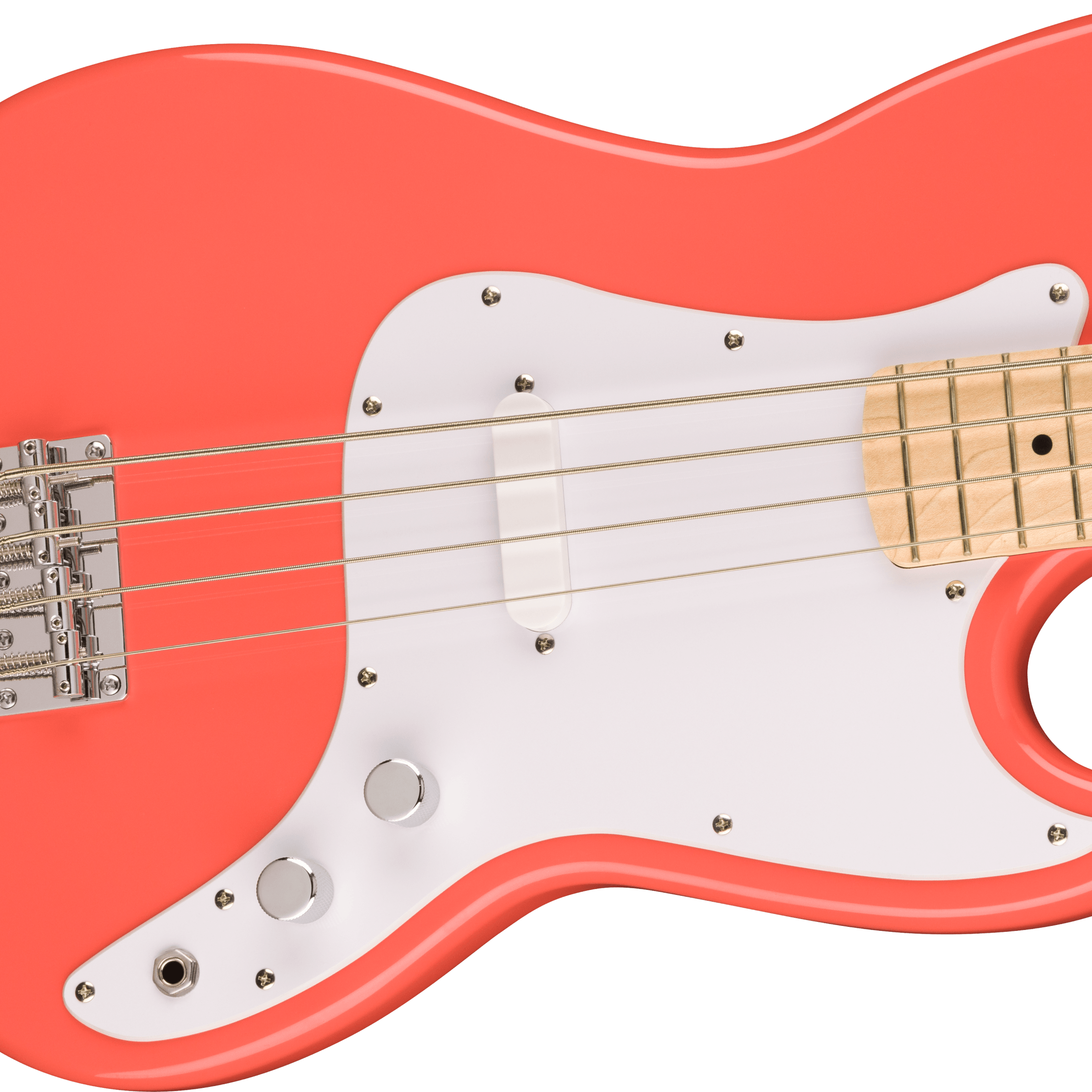 Fender Squier Sonic Bronco Bass w/ Maple Fingerboard - Tahitian Coral 037-3802-511
