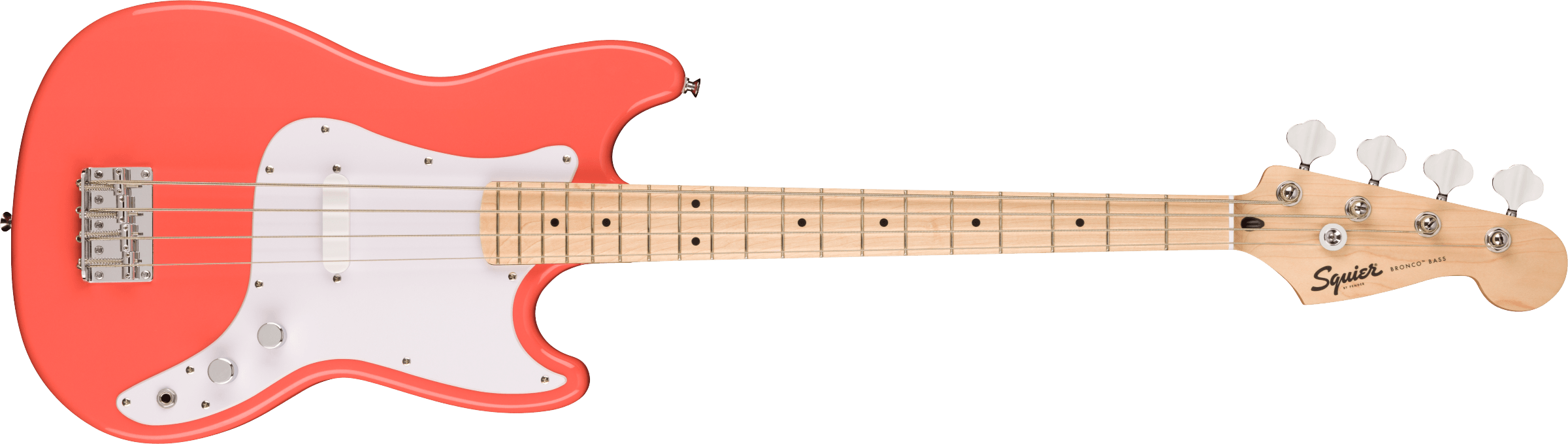 Fender Squier Sonic Bronco Bass w/ Maple Fingerboard - Tahitian Coral 037-3802-511
