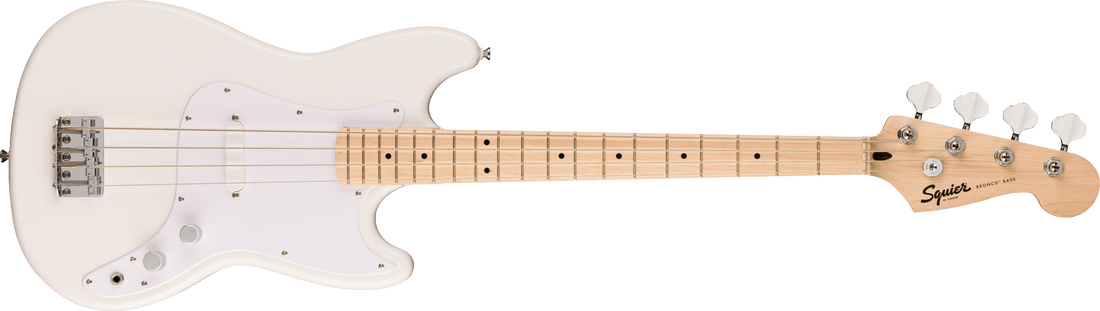 Fender Squier Sonic Bronco Bass w/ Maple Fingerboard - Arctic White 037-3802-580