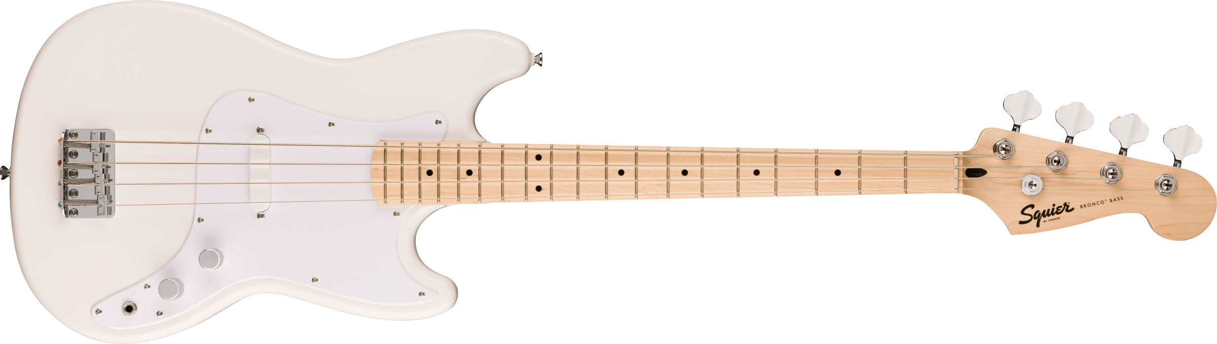 Fender Squier Sonic Bronco Bass w/ Maple Fingerboard - Arctic White 037-3802-580