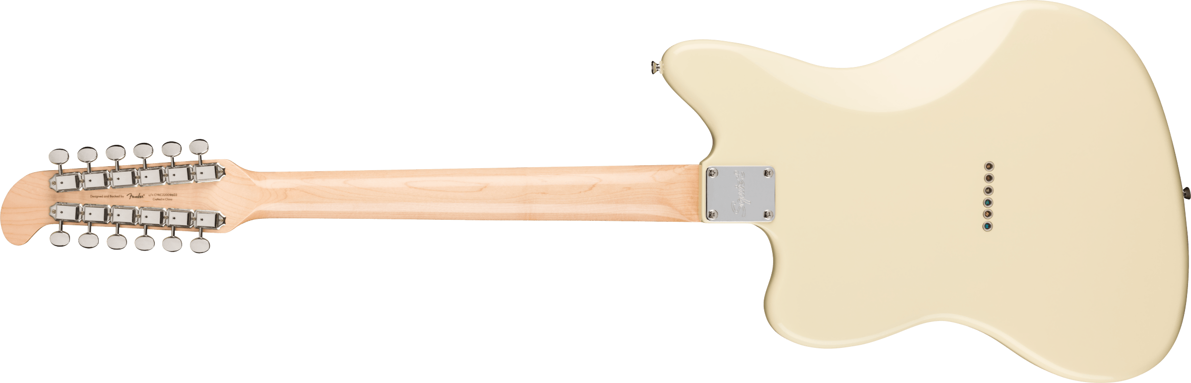 Fender Paranormal Jazzmaster XII w/ Laurel Fingerboard - Olympic White