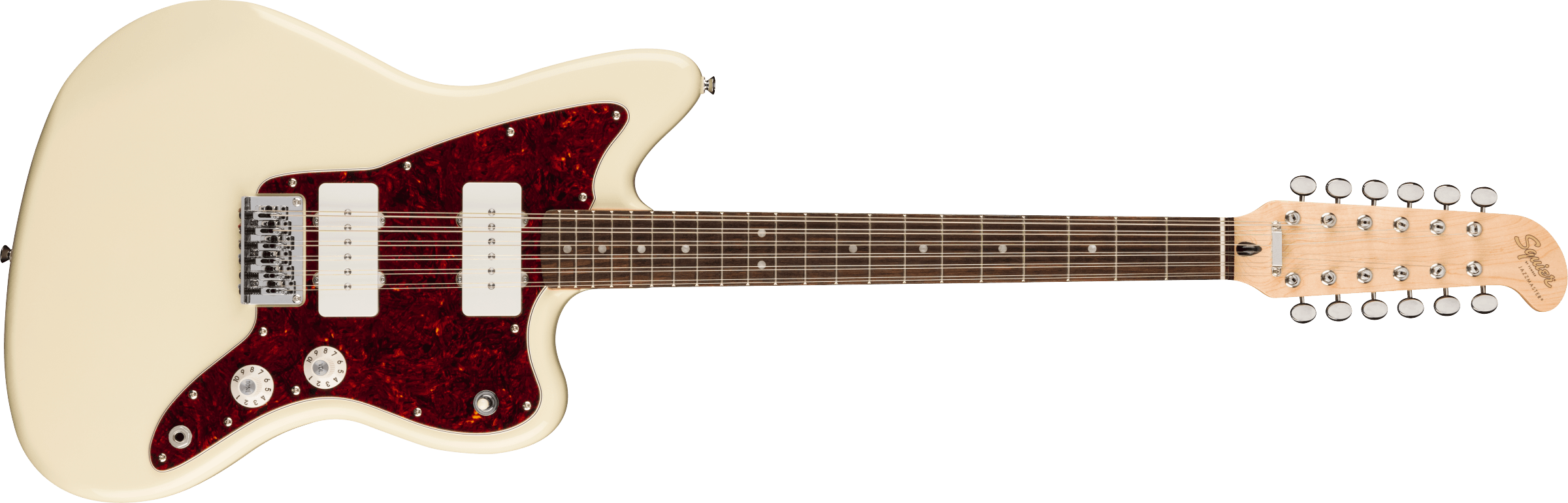 Fender Paranormal Jazzmaster XII w/ Laurel Fingerboard - Olympic White