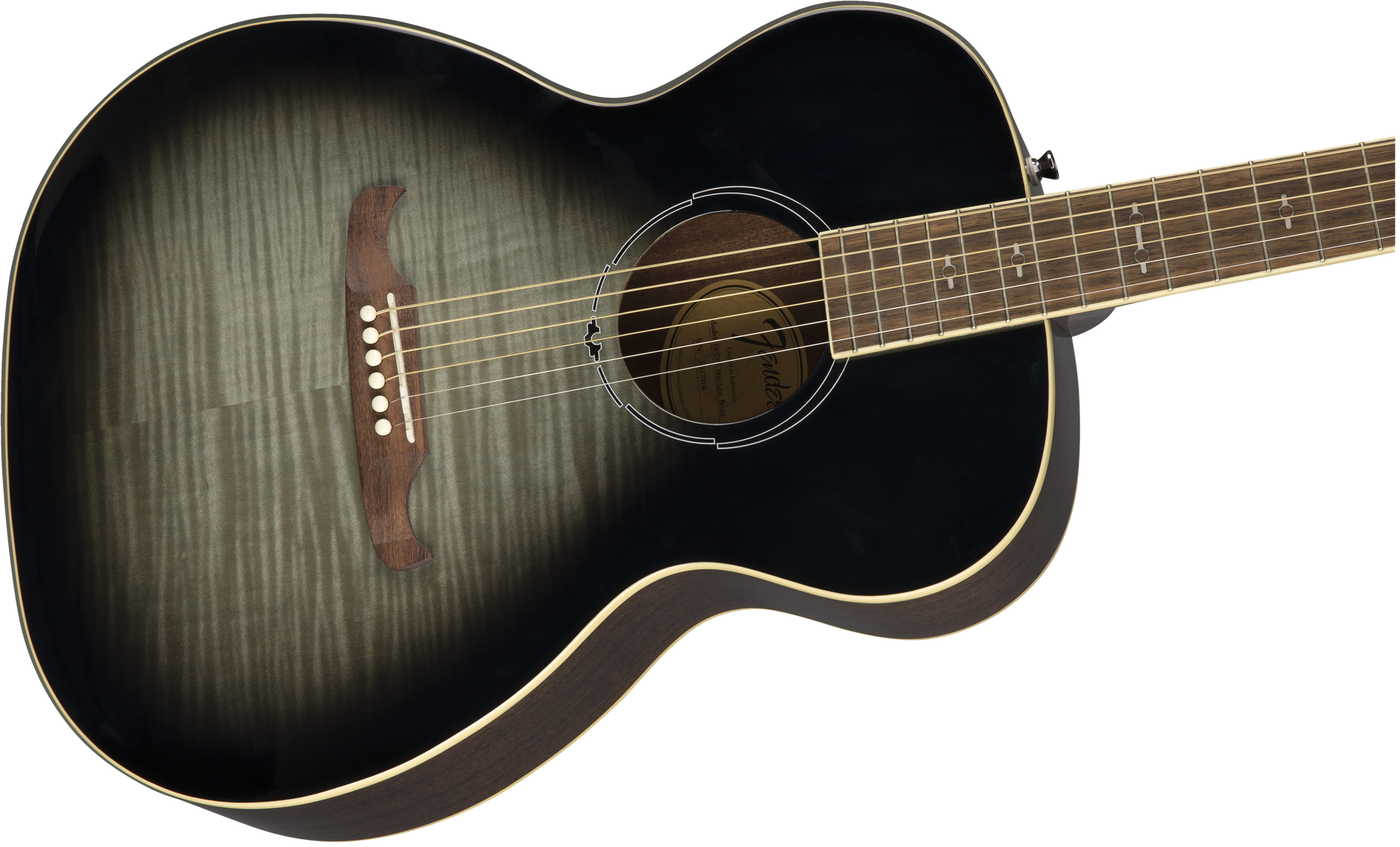 Fender® FA-235E Concert Acoustic/Electric Guitar w/ Indian Laurel Fingerboard - Moonlight Burst (Discontinued - Limited Quantity)