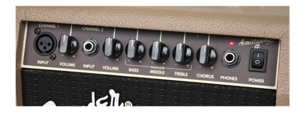 Fender® Acoustasonic 15 Guitar Combo Amplifier