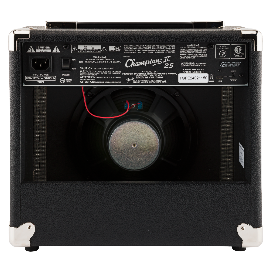 Fender Champion II 25 Guitar Combo Amplifier 233-0700-000