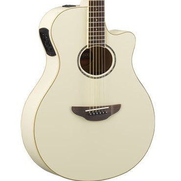 Yamaha APX 600 Series Thinline Acoustic/Electric Guitar w/ System65 Piezo - Vintage White