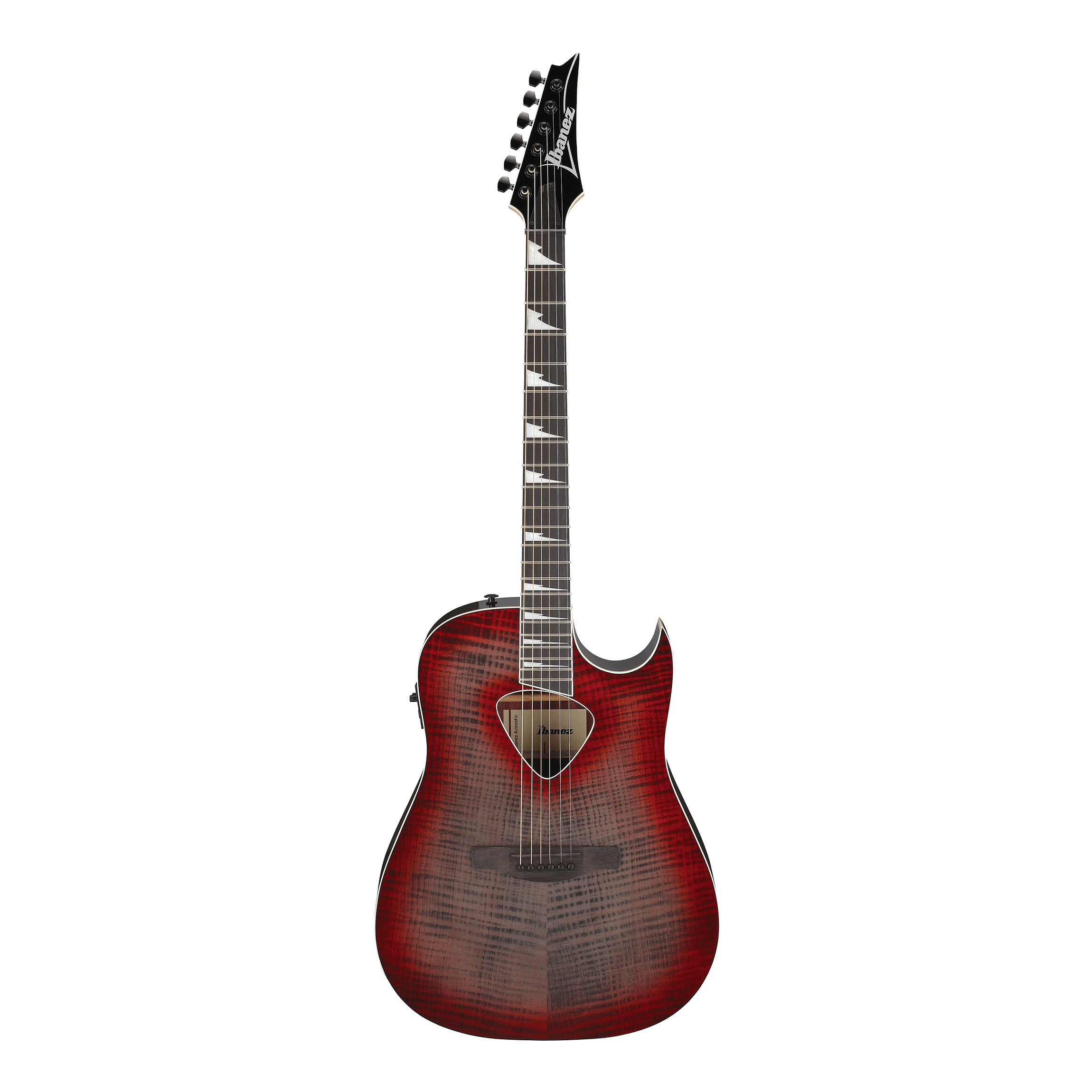Ibanez ALT50FARDB Altstar Acoustic/Electric Guitar w/ Purpleheart Fingerboard - Red Doom Burst