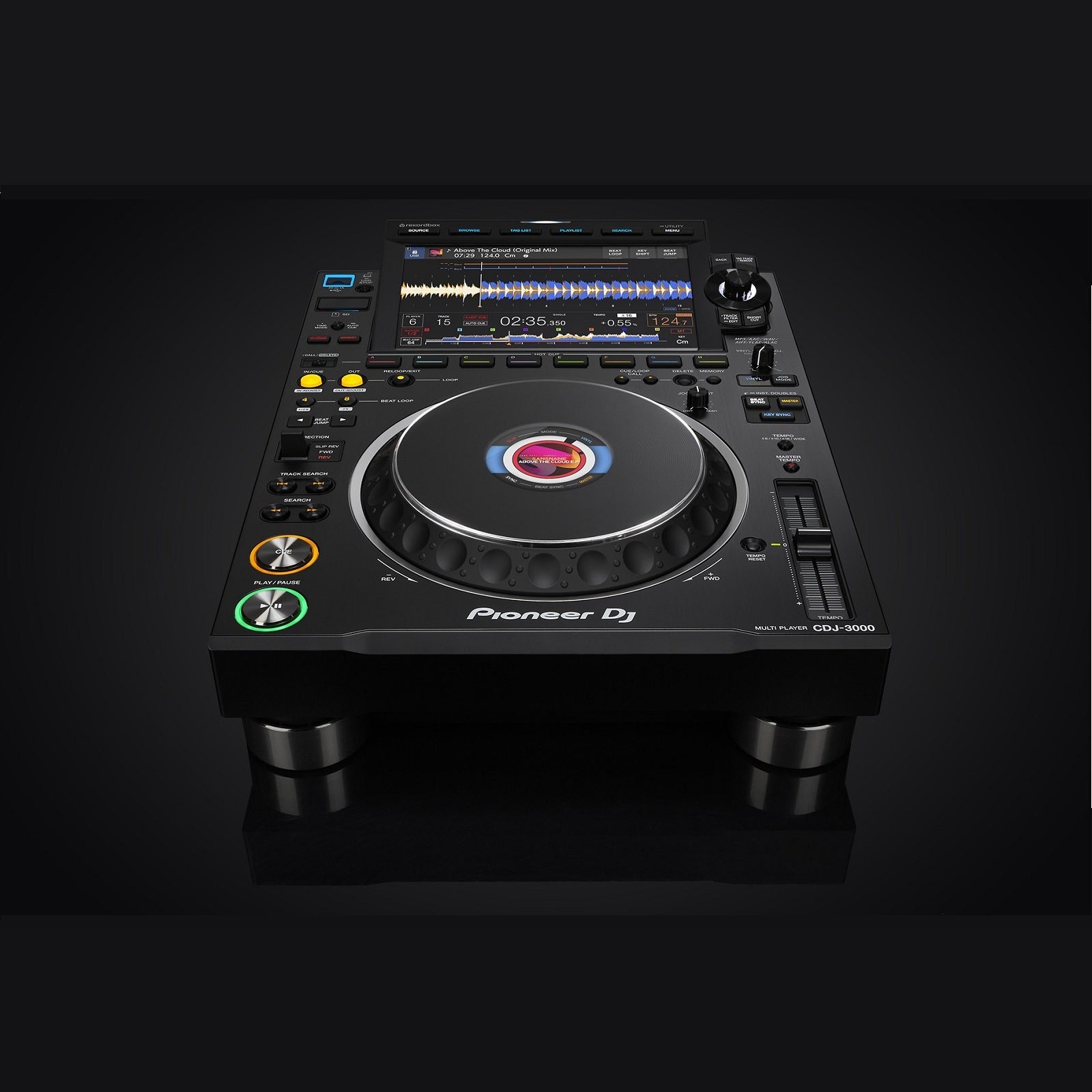 Pioneer DJ Professional DJ Multi-Player w/ High Resolution Touchscreen - Black CDJ-3000