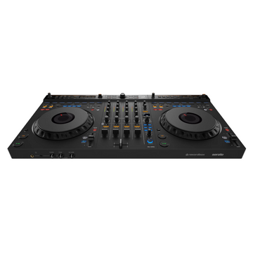 Alpha Theta 4-channel DJ controller for multiple DJ applications