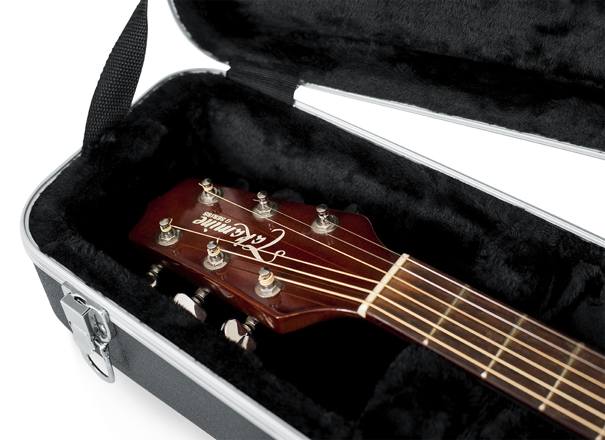Gator Deluxe Molded Case for Dreadnought Guitar - Black GC-DREAD