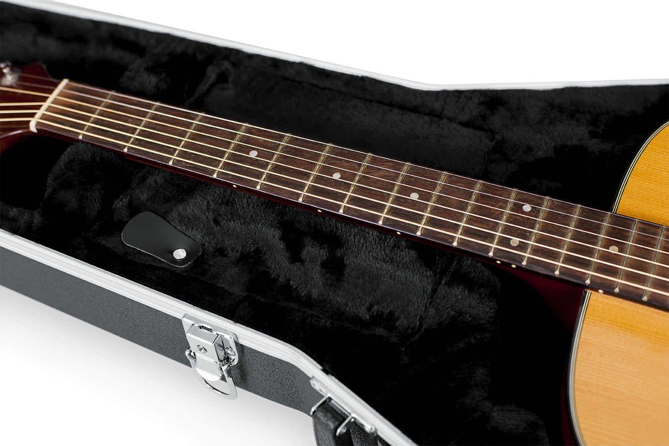 Gator Deluxe Molded Case for Dreadnought Guitar - Black GC-DREAD
