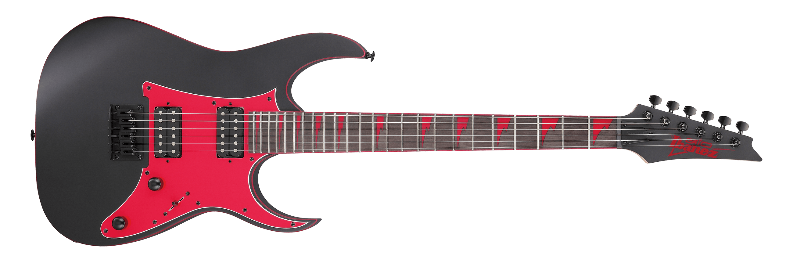 Ibanez Gio Series Electric Guitar w/ Bound Purpleheart Fingerboard - Flat Black GRG131DXBKF
