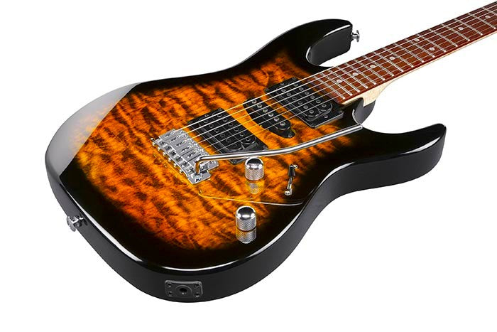 Ibanez Gio Rx Series Electric Guitar w/ Jatoba Fingerboard - Sunburst GRX70QASB