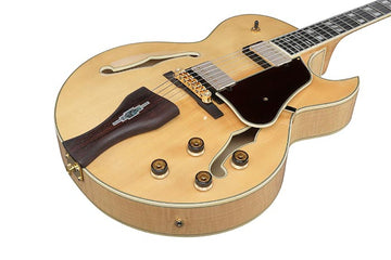 Ibanez George Benson Hollow Body Electric Guitar w/ Bound Ebony Fingerboard - Natural LGB30NT