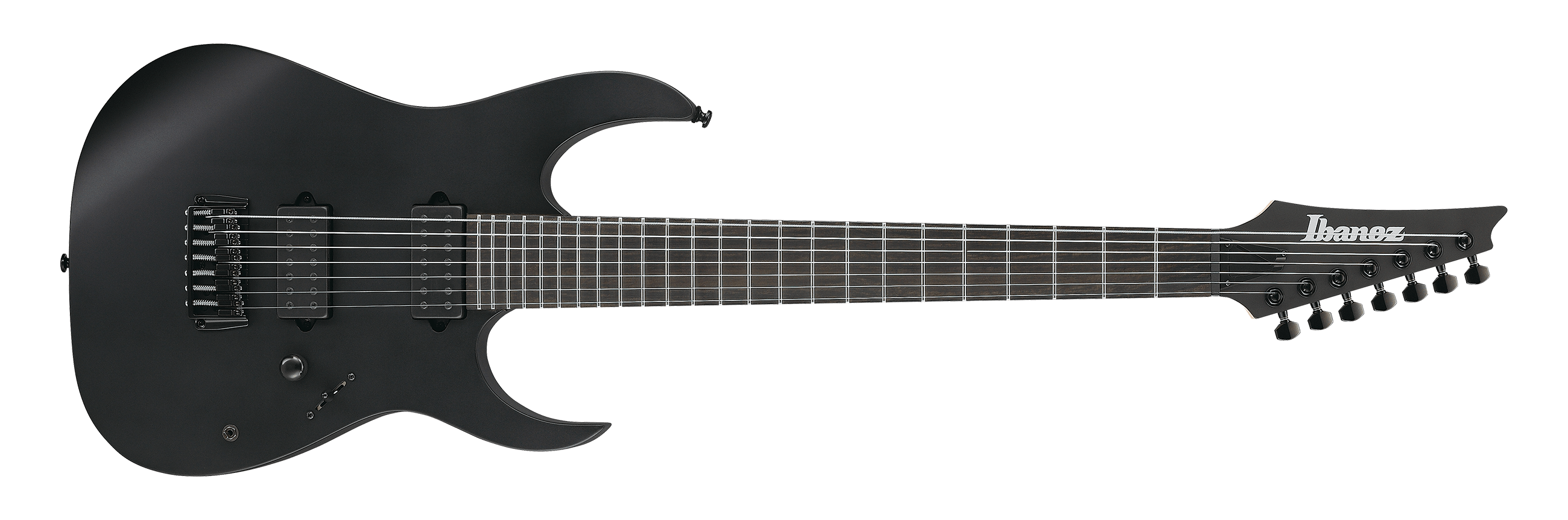 Ibanez RG Series 7-String Electric Guitar w/ Ebony Fingerboard - Flat Black RGIXL7BKF