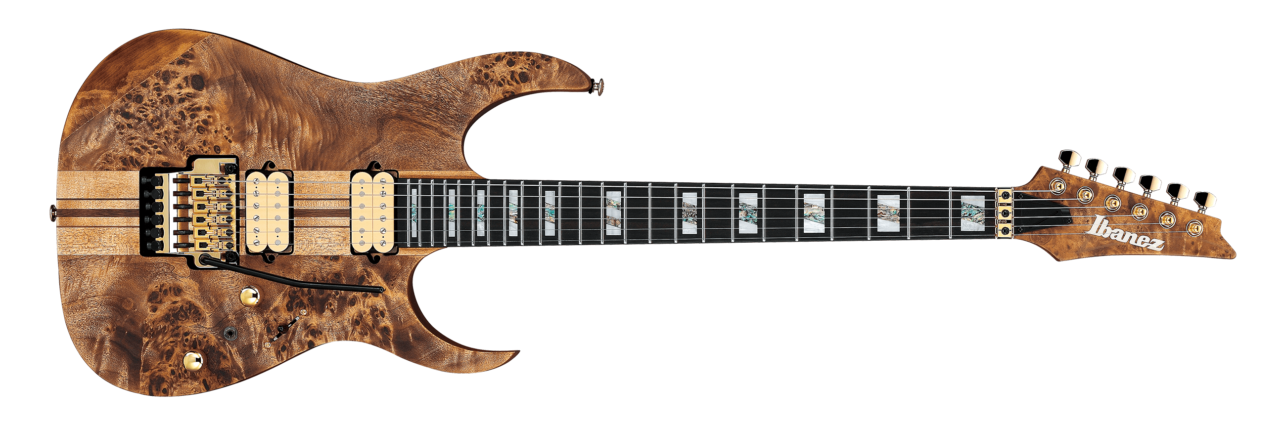 Ibanez Premium Electric Guitar w/ Ebony Fingerboard - Antique Brown Stained RGT1220PBABS