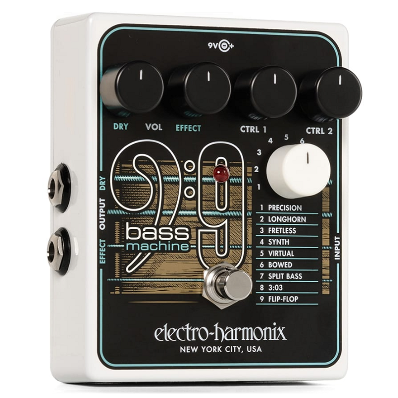 ElectroHarmonix BASS9 Bass Machine Effect Pedal