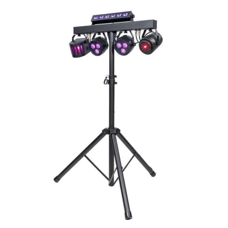 ColorKey PartyBar FX CKU-3030 Compact, All-In-One, Multi-Effect DJ Lighting Package