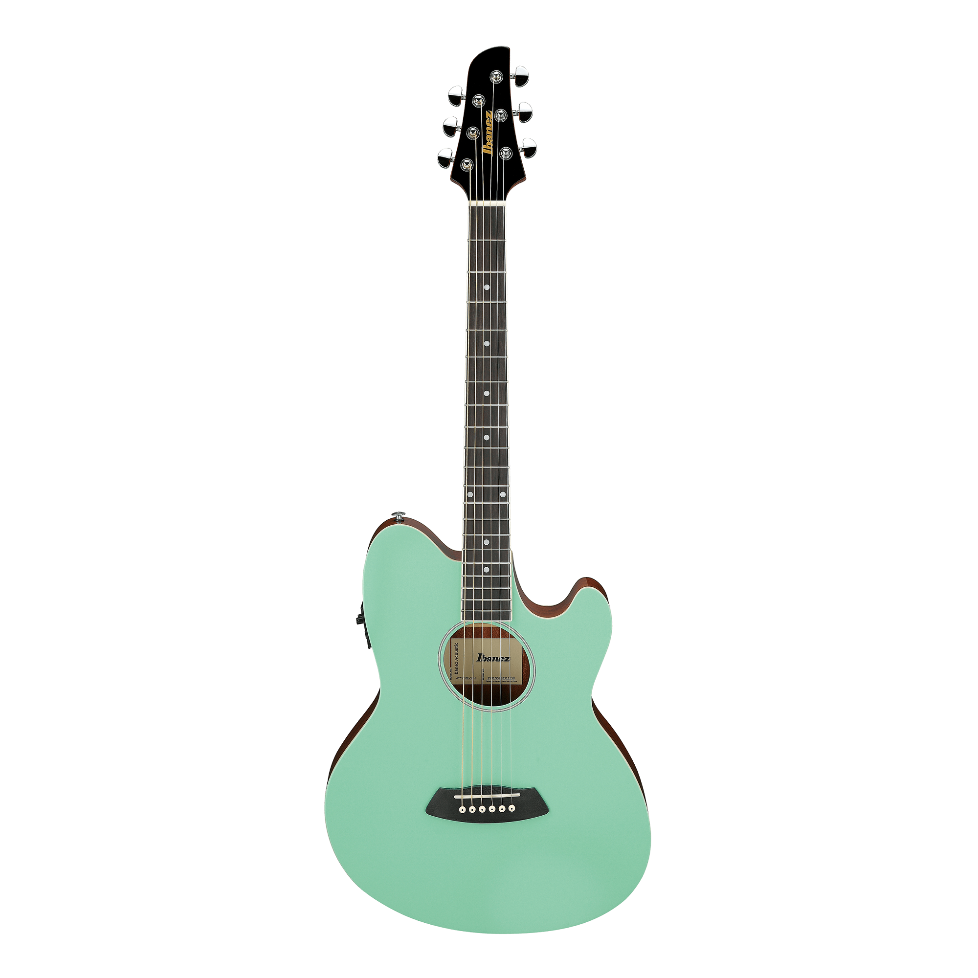 Ibanez  Talman Series Acoustic/Electric Guitar w/ Purpleheart Fingerboard - Seafoam Green High Gloss