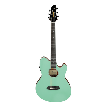 Ibanez  Talman Series Acoustic/Electric Guitar w/ Purpleheart Fingerboard - Seafoam Green High Gloss