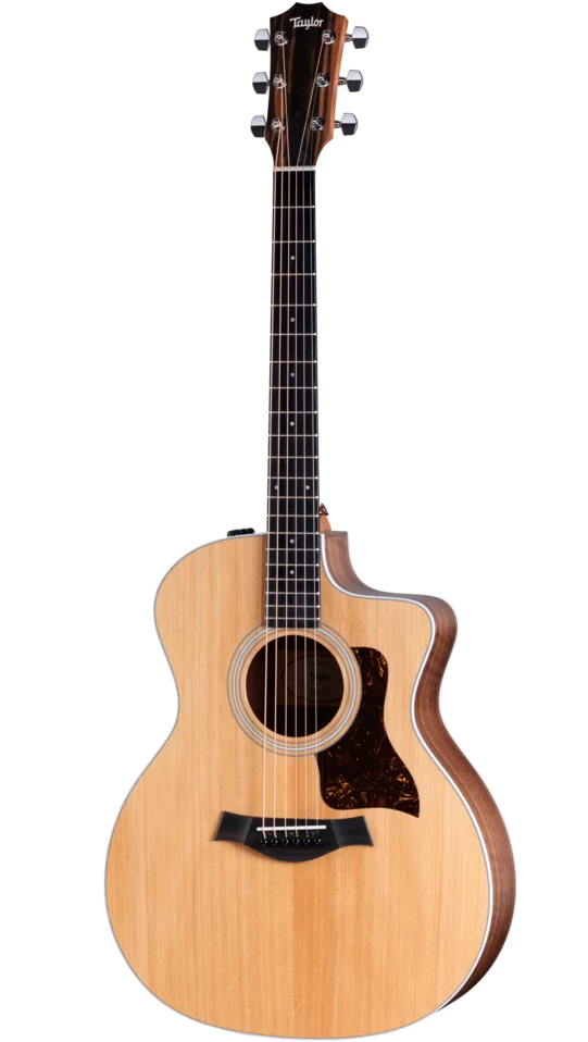 Taylor Guitars 200 Series Grand Auditorium Cutaway Acoustic/Electric Guitar - Natural 214CE